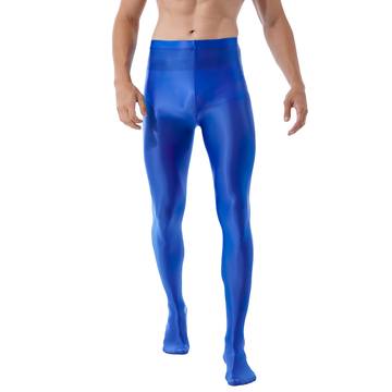 Men's Fitness Gymnastics Long Pants / Fashion Glossy Yoga Leggings Pants - EVE's SECRETS